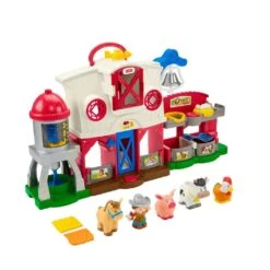 Fisher Price Little People Dierenverzorgingsboerderij + Geluid -Speelgoed Kortingswinkel 0194735082490 1