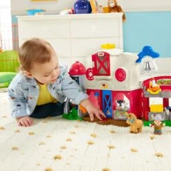 Fisher Price Little People Dierenverzorgingsboerderij + Geluid -Speelgoed Kortingswinkel 0194735082490 7