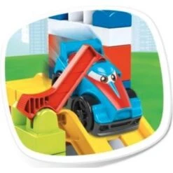Mega Bloks First Builders Race Car Garage -Speelgoed Kortingswinkel 0887961659498 2