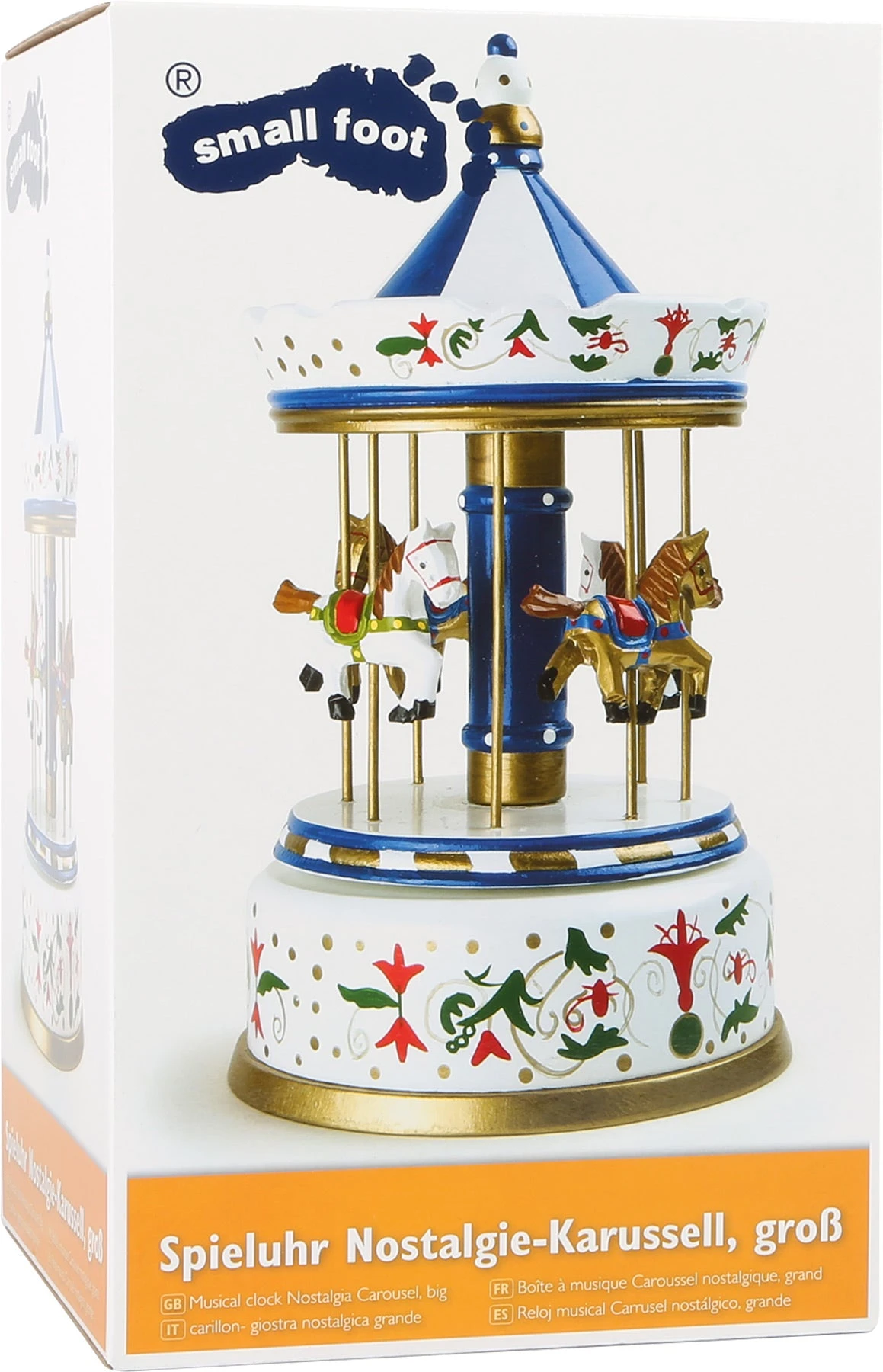 Small Foot Muziekdoos Nostalgische Rotonde 4 Small Foot Muziekdoos Nostalgische Rotonde - Afbeelding 2