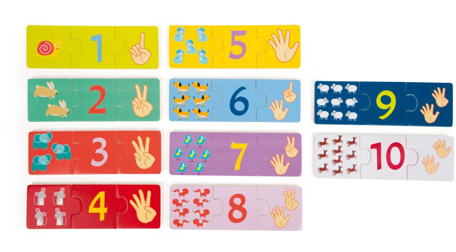 Small Foot Tellen Leer Puzzel 4 Small Foot Tellen Leer Puzzel - Afbeelding 2