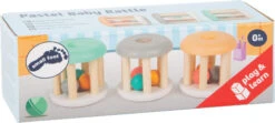 Small Foot Pastel Baby Rammelaar -Speelgoed Kortingswinkel 11712 legler small foot Babyrassel Pastel Verpackung