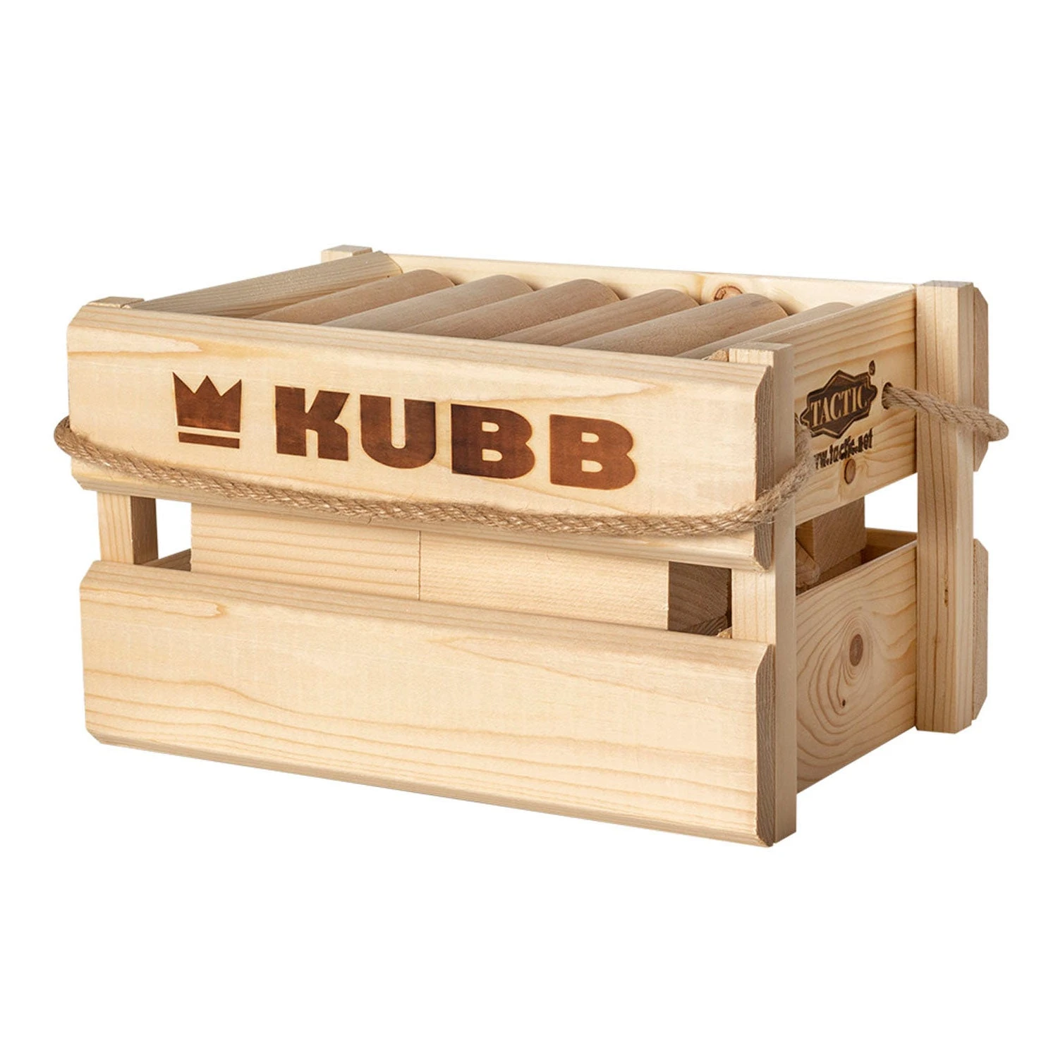 KUBB Vikingsspel In Houten Box 4 KUBB Vikingsspel In Houten Box - Afbeelding 2