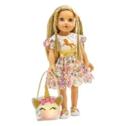 Poppenjurk Unicorn Goldy, 28-35 Cm -Speelgoed Kortingswinkel 1520356d