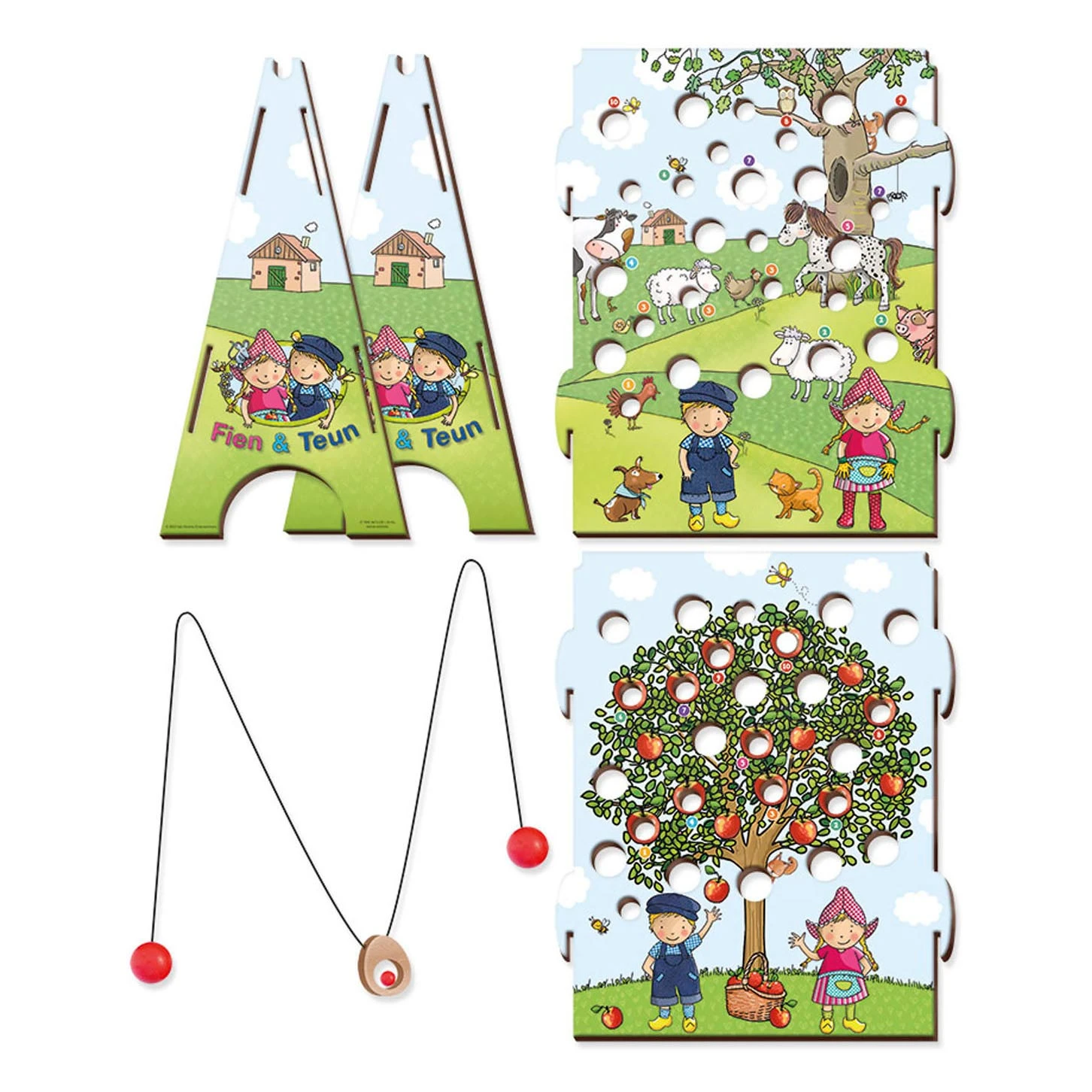 Fien & Teun Appeltjes Plukken Spel 5 Fien & Teun Appeltjes Plukken Spel - Afbeelding 3