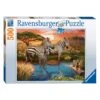 Ravensburger Puzzel Zebra's Bij De Drinkplaats, 500st. -Speelgoed Kortingswinkel 2142083a