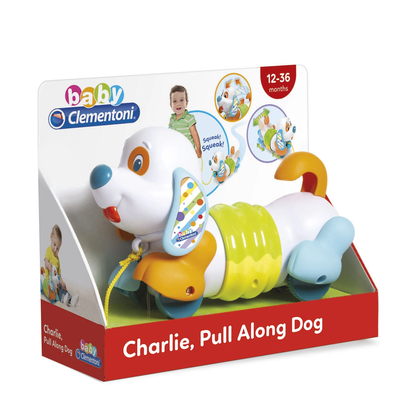 Clementoni Baby Trekhond Charlie 4 Clementoni Baby Trekhond Charlie - Afbeelding 2