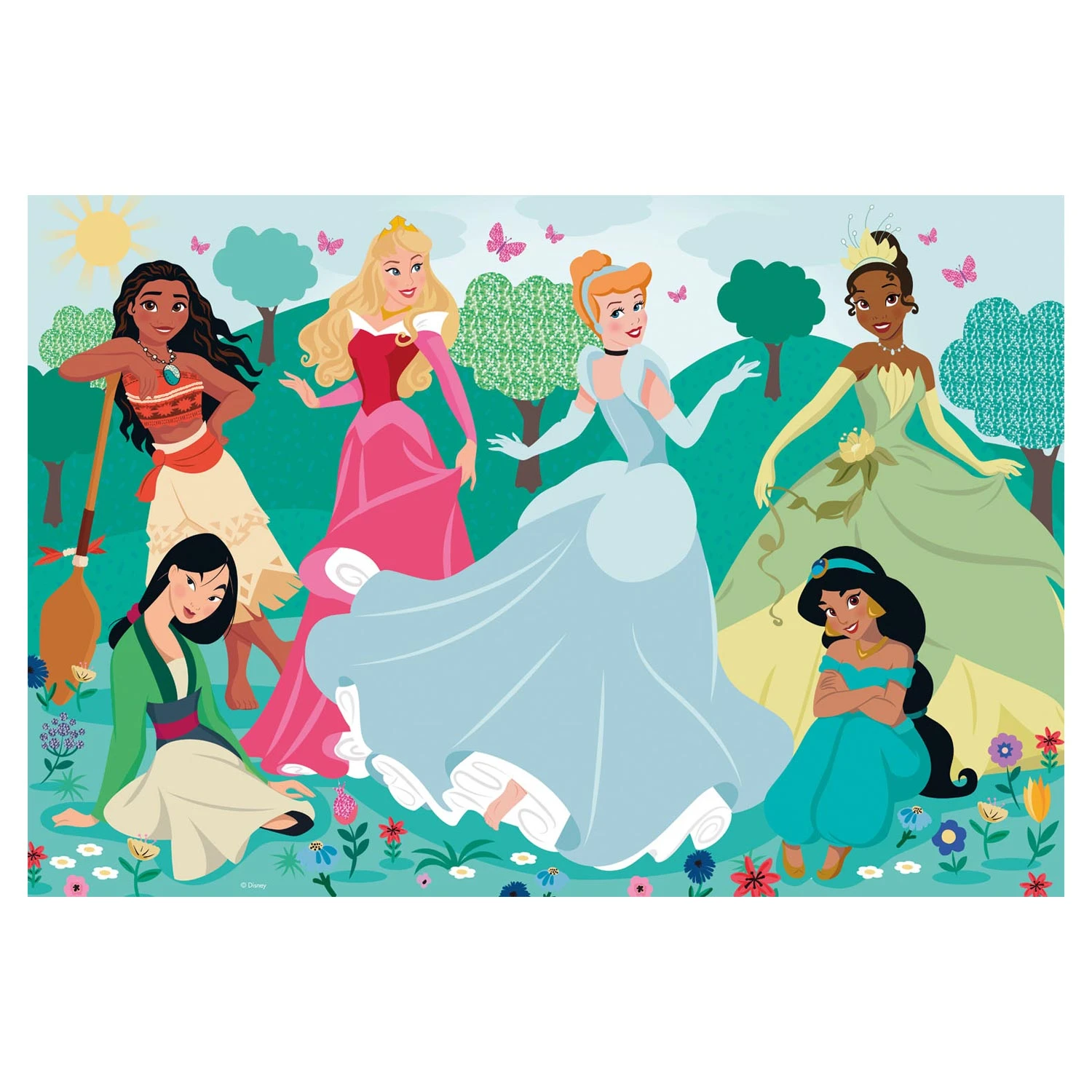 Clementoni Maxi Puzzel Disney Prinses, 104st. 4 Clementoni Maxi Puzzel Disney Prinses, 104st. - Afbeelding 2