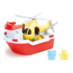 Green Toys Reddingsboot Met Helikopter
