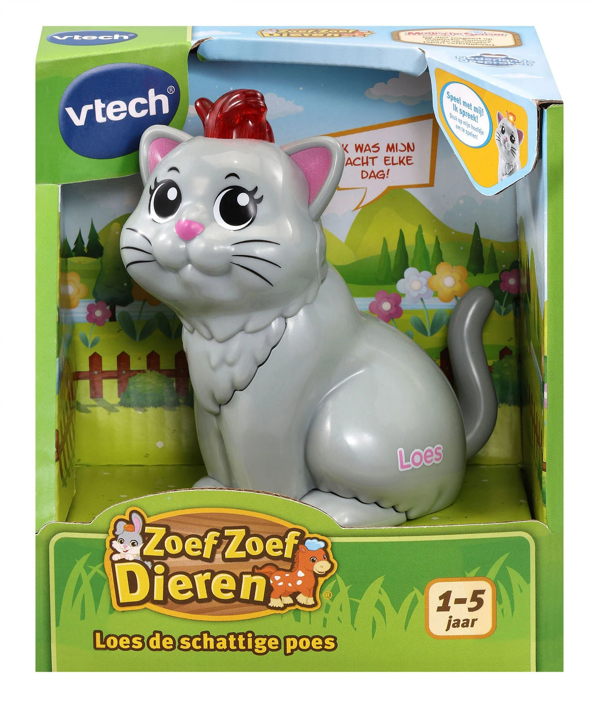 VTech Zoef Zoef Dieren - Loes De Schattige Poes 3 VTech Zoef Zoef Dieren - Loes De Schattige Poes