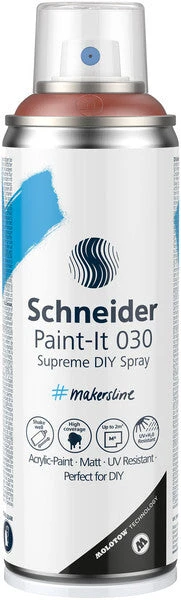Schneider® Schneider S-ML03051102 Supreme DIY Spray Paint-it 030 Koper Metallic 200ml 3 Schneider® Schneider S-ML03051102 Supreme DIY Spray Paint-it 030 Koper Metallic 200ml