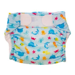 Freds Swim Academy Wasbare Zwemluier Zeedieren Maat 2 9-16 Kg Blauw -Speelgoed Kortingswinkel 4039184211113 1