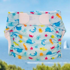 Freds Swim Academy Wasbare Zwemluier Zeedieren Maat 2 9-16 Kg Blauw -Speelgoed Kortingswinkel 4039184211113 5