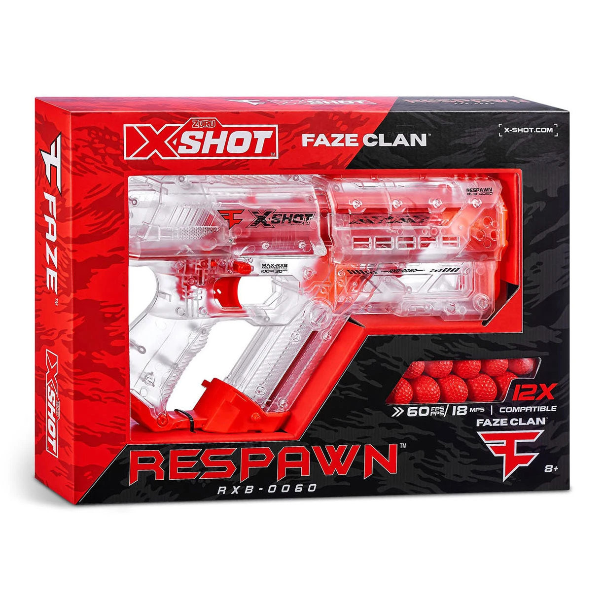 ZURU X-Shot Chaos Faze Respawn Met 12 Dartballen 4 ZURU X-Shot Chaos Faze Respawn Met 12 Dartballen - Afbeelding 2