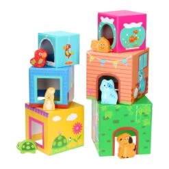 Small Foot Stapelblokjes Huisdieren