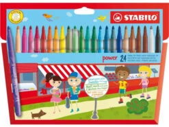 Stabilo Viltstiften Power Stiften 24 Stuks