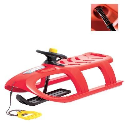 Basic Kunststof Slee Bullet 102.5x40x23 Cm Rood 3 Basic Kunststof Slee Bullet 102.5x40x23 Cm Rood