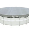 Intex Afdekzeil Opzetzwembad Ultra XTR 488 Cm Vinyl Grijs -Speelgoed Kortingswinkel 6941057404035 1