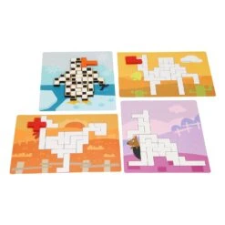 Houten Dieren Mozaiëk Box -Speelgoed Kortingswinkel 7510777e