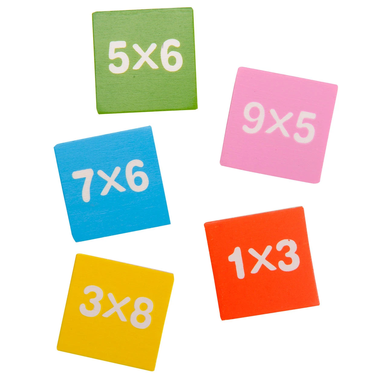 Houten Rekendomino - Vermenigvuldigen 4 Houten Rekendomino - Vermenigvuldigen - Afbeelding 2