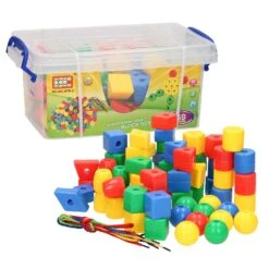 Mega Kralen In Opbergbox, 69dlg.