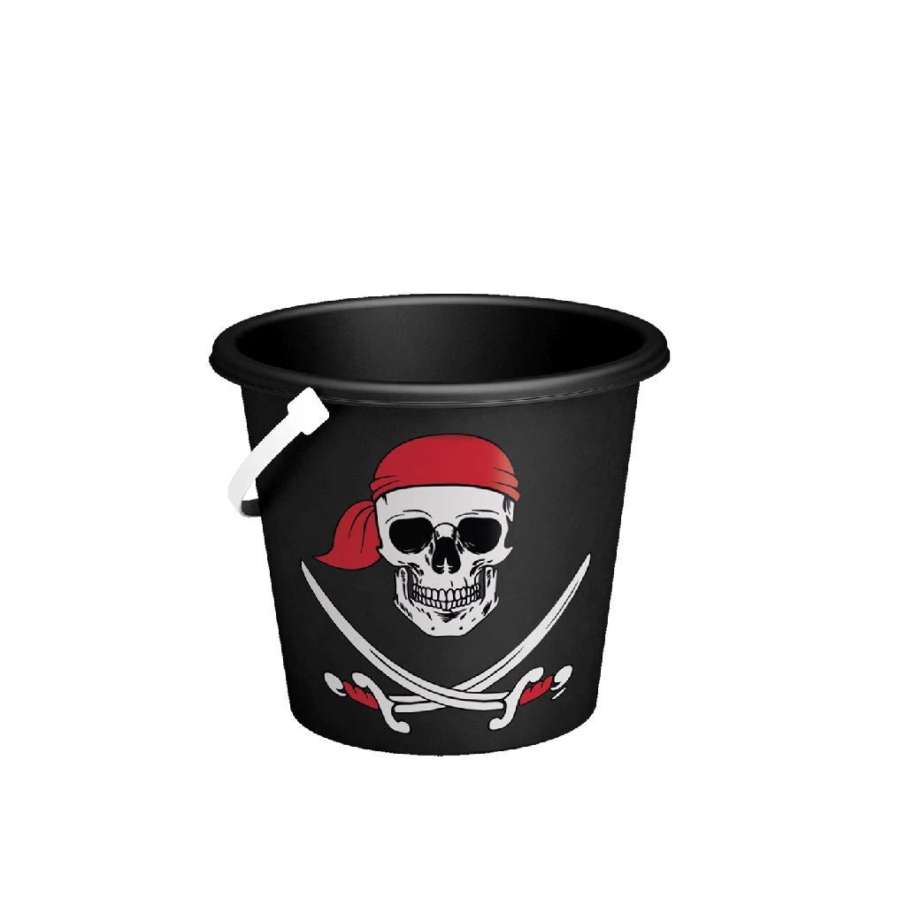 Basic Emmer Piraat 15 Cm Zwart/Rood/Wit 3 Basic Emmer Piraat 15 Cm Zwart/Rood/Wit