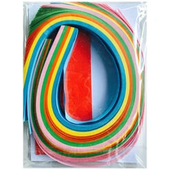 Basic Papieren Vlechtstroken Multicolor