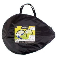 SportX Opvouwbare Voetbaldoelen 90x60x60 Cm 2 Stuks Zwart/Groen -Speelgoed Kortingswinkel 8712051065625 3