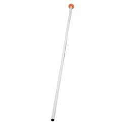 Vlaggenstok 30x200 Cm Wit/Oranje