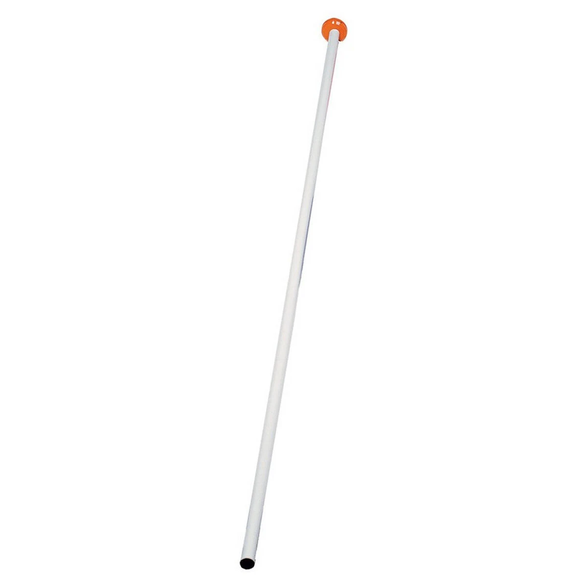 Vlaggenstok 30x200 Cm Wit/Oranje