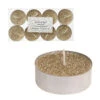 Glitter Theelichten 8 Stuks Goud -Speelgoed Kortingswinkel 8719202772128 1