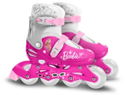 Barbie Inline Skates Hardboot Verstelbaar Roze Maat 30-33