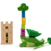 BS Toys Draak Steken - Stapelspel -Speelgoed Kortingswinkel bs toys kinderspel draak stack hout vilt 33 delig 1001540 1637852468