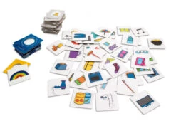 BS Toys BSToys Kinderspel Speurtocht Karton Wit/blauw/geel 123-delig