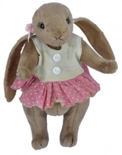 Knuffelrat Greta Junior 16 Cm Pluche Bruin