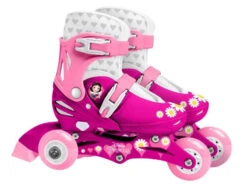Disney Inline Skates Princess Hardboot Roze Maat 27-30