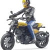 Bruder 63053 Ducati Scrambler Motor Met Bestuurder 1:16 -Speelgoed Kortingswinkel largebrud124408