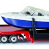 Siku 1613 Dieplader + Boot -Speelgoed Kortingswinkel siku dieplader met boot rood 1613 174215